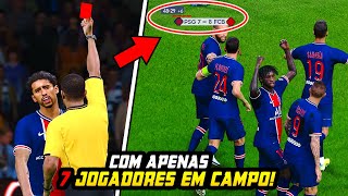 É POSSÍVEL VENCER UMA PARTIDA COM APENAS 7 JOGADORES E NO NÍVEL LENDA PES 2021 [upl. by Aniri]