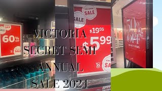 VICTORIA SECRET SEMI ANNUAL SALE 2024 🛍️ [upl. by Gotthelf]