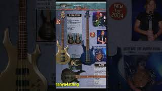 ESP BASS CATALOG 2004 Forest bass basstheworldbassguitarbassrare4stringbass5stringbass [upl. by Merriam]