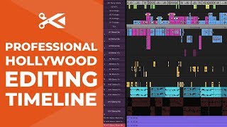 How Professional Hollywood Editors Set Up a Timeline  Video Editing Tutorial [upl. by Sidoney]