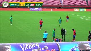 U20 AFRICA CUP OF NATIONS QUALIFIERS WAFU A LIBERIA 2024 SIERRA LEONA VS LIBERIA [upl. by Charbonnier]