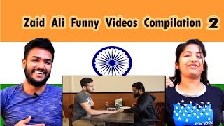 Indian Reaction on Zaid Ali Funny Videos Compilation  Part 2  Swaggy d [upl. by Nnaik]