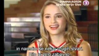 Dianna Agron GLEE Interview [upl. by Lednor]