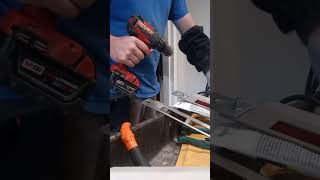 Cutting a Strike plate in Hollow Metal Frame [upl. by Avra612]