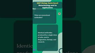 Biology Biotechnology and Its Applications 12 neet neetug neet2024 [upl. by Ethe]