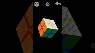 Rubiks cube 20x20 cubic cross ❌ cubing cube rubik tricks puzzle gaming iqgames iqtest iq [upl. by Morganstein]