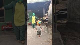 FROG ATTACKS TODDLER Toddler Gets Even shorts [upl. by Ahseena]