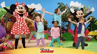 Mikkes Klubbhus danser Værdansen  Disney Junior Norge [upl. by Audi]