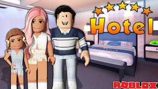 ⭐ WE STAYED AT THE BEST HOTEL IN ROBLOX ⭐  Roblox Bloxton Hotel [upl. by Ettenoitna281]