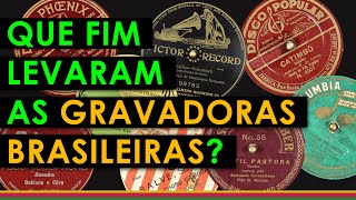 A HISTÓRIA DAS GRAVADORAS 2  OS SELOS DESAPARECIDOS E OS INCORPORADOS ÀS TRÊS GRANDES QUE SOBRARAM [upl. by Bettzel223]