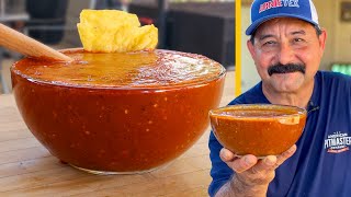 CHILE PUYA Salsa Recipe – This SALSA ROJA is a FLAVOR BOMB on Tacos amp Mexican Recipes [upl. by Ahsiekahs]