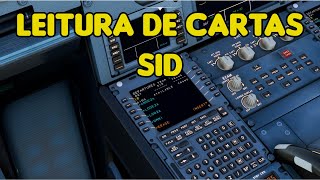 Como o piloto sabe para onde ir após a decolagem  Leituras de carta SID [upl. by Elgna]