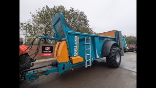 ROLLAND ROLLFORCE 5013 MUCK SPREADER WALKAROUND VIDEO [upl. by Imefulo]