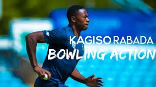 Kagiso Rabada Bowling Action HD  Sport Blaster [upl. by O'Connell]