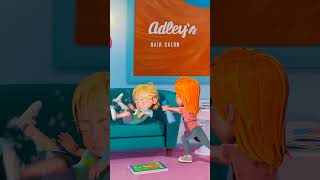 A for Adleys HAiR SALON PRANK Adley wakes up Shonduras amp Niko with an EPiC WATER FiGHT shorts [upl. by Charleen]