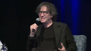 Neil Gaiman talks about his craft Hollywood and the process of getting an idea to the page [upl. by Butterfield215]