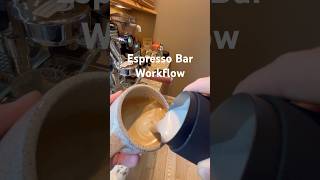 How to make a latte ☕️ coffee latte espresso [upl. by Salomon]