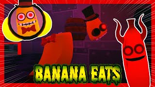 My Boyfriend And I Try To Survive NEW Roblox Banana Eats Map [upl. by Neelyam]