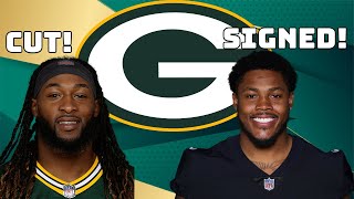 Packers Sign Josh Jacobs Cut Aaron Jones  REACTION [upl. by Naols273]