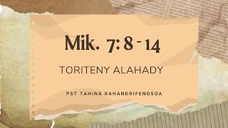 Toriteny Alahady Mik 7 8  14 [upl. by Phelgon]