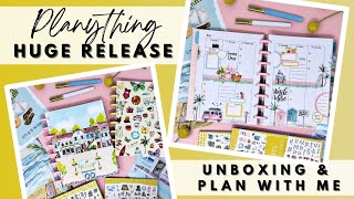 PLAN WITH ME  NEW PLANYTHING RELEASE  PLANNERS amp MUCH MORE [upl. by Mikey51]