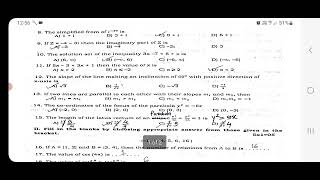 PUC1MathematicsMid Term October202425 Key Answers [upl. by Ednalrim]