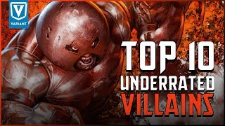 Top 10 Most Underrated Super Villains [upl. by Yovonnda]