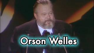 Orson Welles Accepts the AFI Life Achievement Award in 1975 [upl. by Baniaz]