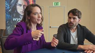 SDCC 2024  Melanie Scrofano amp Tim Rozon Talk Wynonna Earp Vengeance [upl. by Aisayn849]