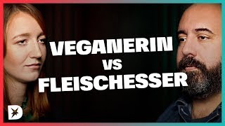 Veganerin vs Fleischesser Dürfen wir Tiere zum Essen töten  DISKUTHEK [upl. by Gelasias]