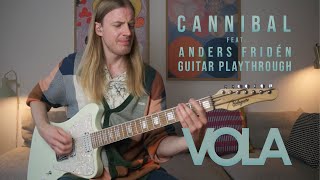 VOLA  Cannibal feat Anders Fridén  Guitar Playthrough [upl. by Healey]