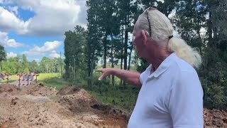 Hurricane Helene causes major road washouts [upl. by Seugram]