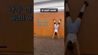 Wall walk 🩵 crossfit wod [upl. by Yerahcaz671]