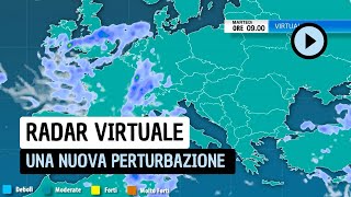 Radar Virtuale in arrivo una nuova perturbazione [upl. by Omland]