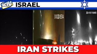 Iran STRIKES Israel  Caught on CCTV  01102024 [upl. by Dana]