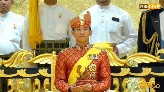 Prince Mateen Brunei Majlis Berbedak Pengantin Diraja 10 Januari 2024 Royal Wedding [upl. by Munshi]