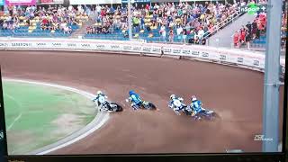 Crash Pedersen Bjerre Jack Holder 13072021  PGE EKSTRALIGA Grudziadz vs Torun [upl. by Alda]