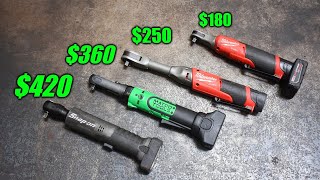 Pricey New SnapOn amp Matco Ratchets vs Milwaukee amp DeWALT [upl. by Tsiuqram]