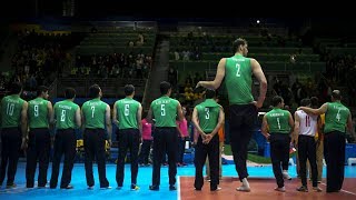 246cm Tall Volleyball Player Morteza Mehrzad HD [upl. by Alehtse]