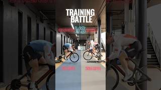 Strength VS speed on the trainer cycling bike ciclismo workout [upl. by Rein776]