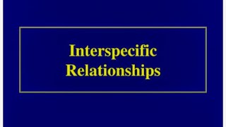 Biotic factors and Interspecific relationship among species BSc III paper III unit 1 [upl. by Ynohtnad117]