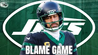 Aaron Rodgers Latest Comments Add Fuel to the Fire Passing Blame Again  New York Jets News [upl. by Brigette]