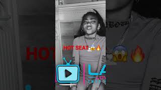 LANI LOVE IN THE HOT SEAT 😱🔥 shorts hotseat [upl. by Ruzich547]