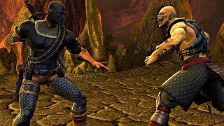 DEATHSTROKE vs BARAKA  Mortal Kombat VS DC Universe 4K Ultra HD [upl. by Esbenshade302]