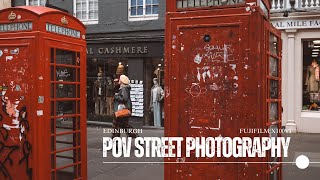 Exploring Edinburgh A POV Street Photography Adventure with the Fujifilm X100 VI  DJI POCKET 3 [upl. by Shishko]