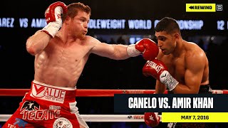 FULL FIGHT  Canelo Alvarez vs Amir Khan DAZN REWIND [upl. by Lienet]