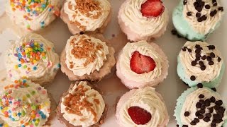 Ice Cream Cupcakes  4 Delicious Ways [upl. by Cychosz]