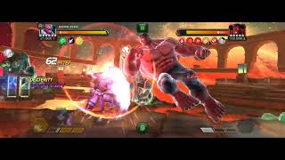 Baron Zemo vs Ex Red Hulk  LOL  MCOC [upl. by Kruse]