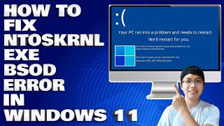 How To Fix Ntoskrnlexe BSOD Error in Windows 1110 [upl. by Mindy]