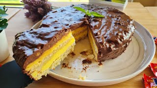 Tort Daim Almondy cu migdale și ciocolată  ca la Ikea  IKEA DAIM CAKE [upl. by Dorison]